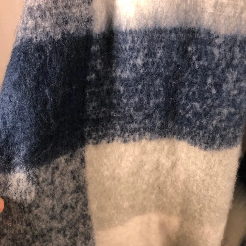Old Money Winter Plaid Scarf — Little Earth Brushed Oversized Wrap